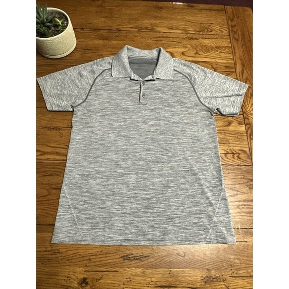 Lululemon Other - LULULEMON Mens S Short Sleeve Button Up Polo Shirt  Gray K5